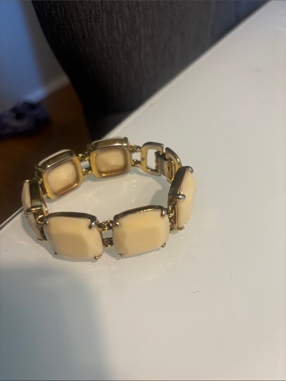 CREME & GOLD RALPH LAUREN BRACELET